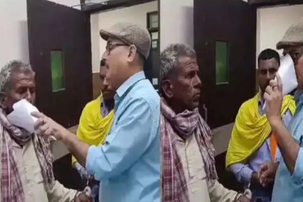 कागज पर फूंक मारकर की शराबियो की जांच,भेजा जेल, वीडियो हुआ वायरल