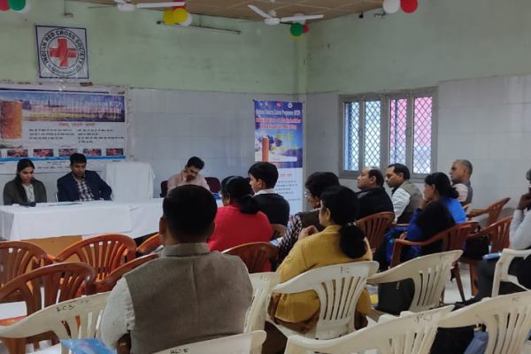 राष्ट्रीय मानसिक स्वास्थ्य कार्यक्रम के तहत एक दिवसीय शिक्षक प्रशिक्षण शिविर का आयोजन