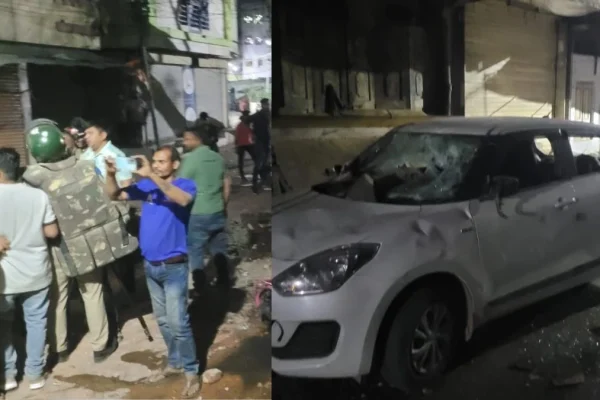 इंदौर के महू में भारत की जीत के जश्न के दौरान जुलूस निकाल रहे लोगों पर पथराव, दुकान और गाड़ियों में लगाई आग