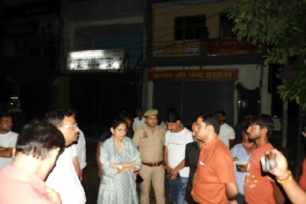 ऑधी और तेज बारिश के बाद प्रबन्ध निदेशक ने किया, क्षतिग्रस्त लाईनों का निरीक्षण