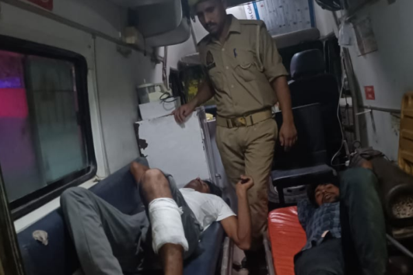 मुरादाबाद में मुठभेड़: तीन गौ तस्कर गिरफ्तार, दो गोली लगने से घायल